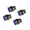 Primefit 1/2-in. x 3/8-in. Male NPT Push to Connect Straight Union for 1/2-in. OD Air Tubing, 4PK PC1238M-4 - alternate 1